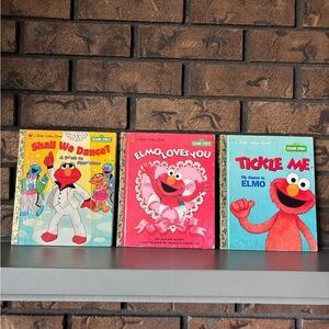 ✨Vintage Little Golden Books✨ The Sesame Street Collection (Set of 3)